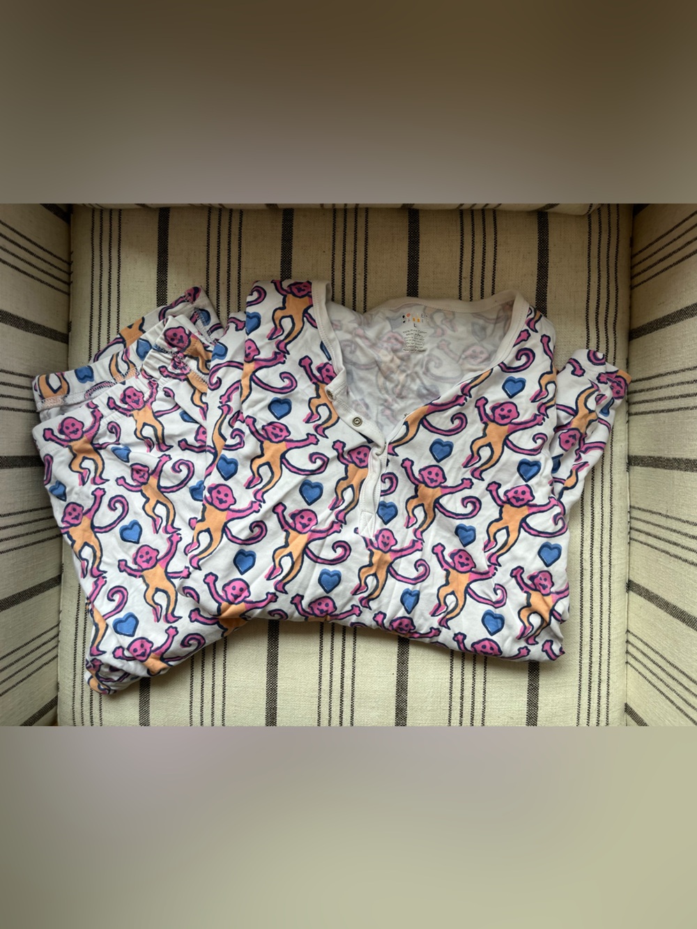 Women’s roller rabbit long monkey pajamas